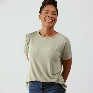 It Works! COURAGEOUS Flowy Top – Sage