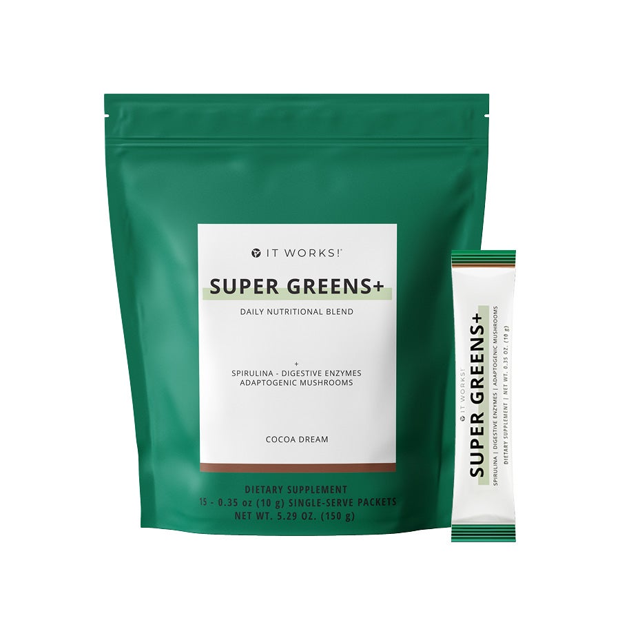 It Works! Super Greens+ On-the-go Cocoa Dream Flavor