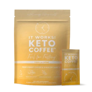 IT WORKS! Keto Coffee – Vanilla Creme (60 Servings)